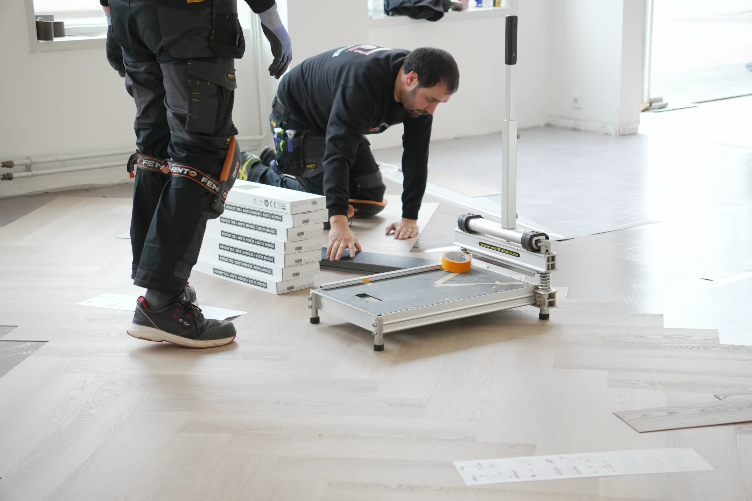 pvc vloer laten leggen